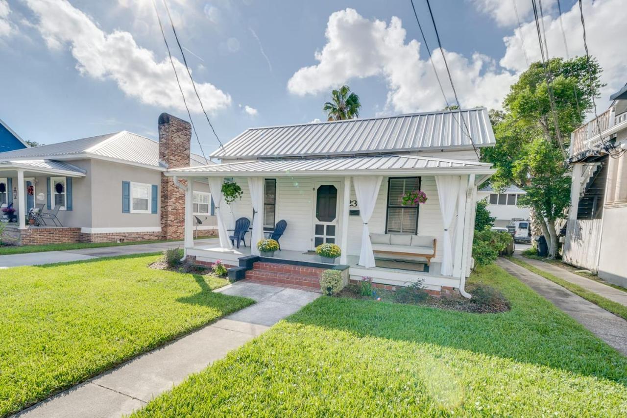 Updated Early 1900S 2Br Cottage Walking Distance To Downtown With Onsite Parking Saint Augustine Exterior foto