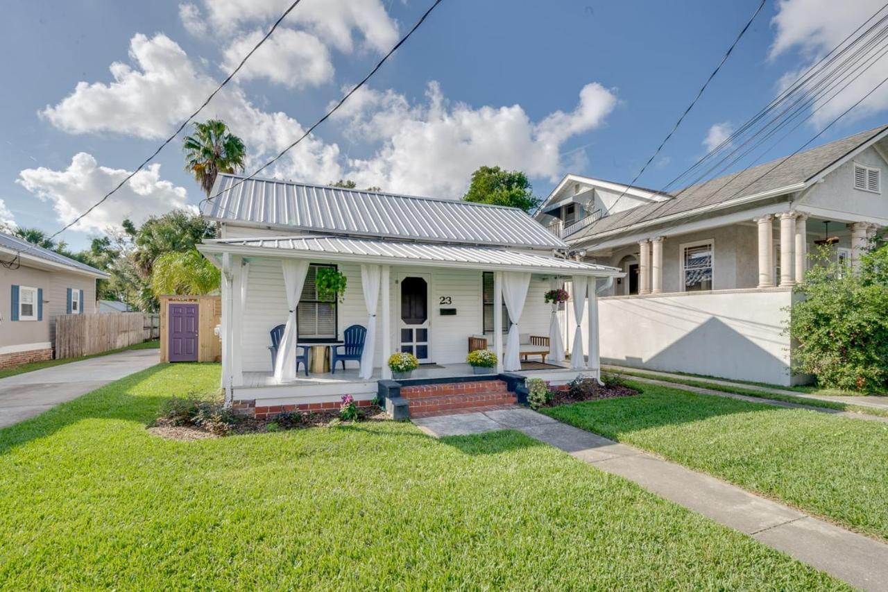 Updated Early 1900S 2Br Cottage Walking Distance To Downtown With Onsite Parking Saint Augustine Exterior foto